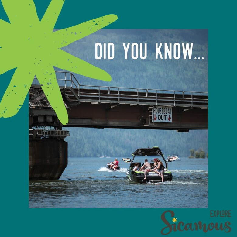 Did you know Sicamous has EIGHT boat launches and docks?