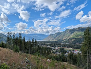 Owlhead Mountain Bike Park in Sicamous BC